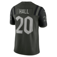 New York Jets Breece Hall Nike Gotham Green 2025 Rivalries Collection Stitched Limited Jersey