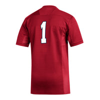#1 Florida Atlantic Owls adidas Replica Football Jersey - Red