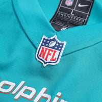 Miami Dolphins Number 1 Groom Nike Aqua Game Jersey