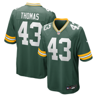 Green Bay Packers Kiondre Thomas Nike Green Game Player Jersey