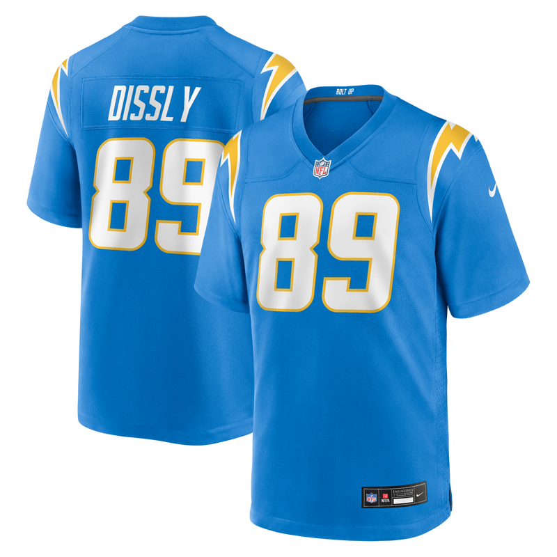 Los Angeles Chargers Will Dissly Nike Powder Blue Team Game Jersey