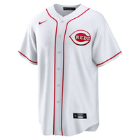 Cincinnati Reds TJ Friedl Nike White Home Replica Jersey