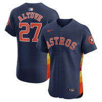 Houston Astros Jose Altuve Nike Navy Alternate Elite Player Jersey