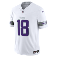 Minnesota Vikings Justin Jefferson Nike White Alternate Vapor F.U.S.E. Stitched Limited Jersey