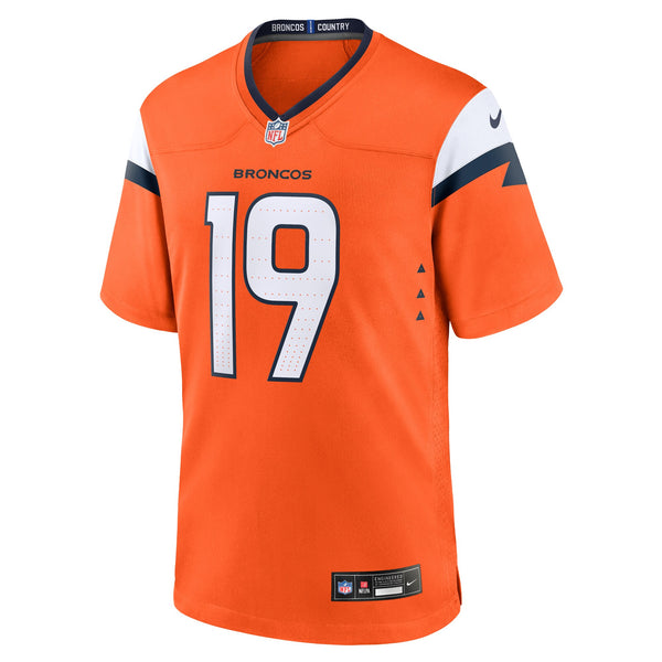 Denver Broncos Marvin Mims Jr Nike Orange Team Game Jersey