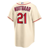 St. Louis Cardinals Lars Nootbaar Nike Cream Alternate Replica Jersey