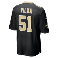 New Orleans Saints Jonathan Vilma Nike Black Game Retired Player Jersey