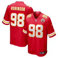 Kansas City Chiefs Janarius Robinson Nike Red Team Game Jersey