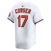 Baltimore Orioles Colton Cowser Nike White Home Limited Player Jersey