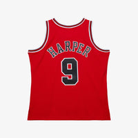 Chicago Bulls Mitchell & Ness Ron Harper 1997 Dark Authentic Jersey - Scarlet