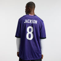 Baltimore Ravens Lamar Jackson Nike Purple Team Game Jersey