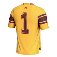 #1 Minnesota Golden Gophers GameDay Greats Football Jersey – Gold