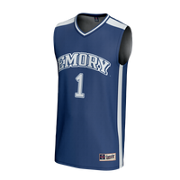 #1 Emory Eagles GameDay Greats Lightweight Collegiate Basketball Fashion Jersey - Blue