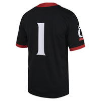 #1 Cincinnati Bearcats Nike Untouchable Football Jersey – Black