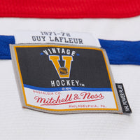 Montreal Canadiens Guy Lafleur Mitchell & Ness White 1971 Power Play Jersey