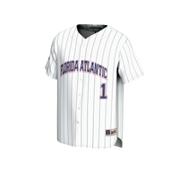 #1 Florida Atlantic Owls GameDay Greats Collegiate Baseball Fashion Jersey - White