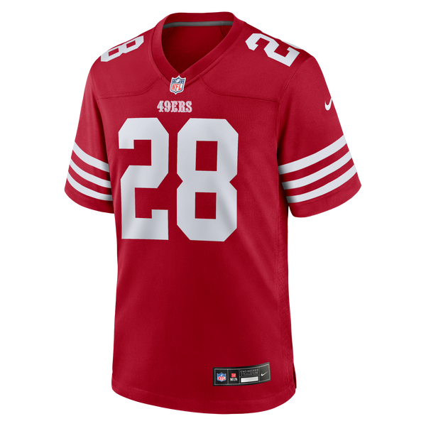 San Francisco 49ers Darrell Luter Jr. Nike Scarlet Game Jersey