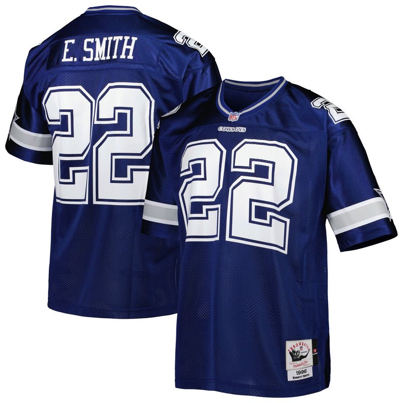 Dallas Cowboys 1996 Emmitt Smith Mitchell & Ness Navy Authentic Throwback Retired Player Jersey