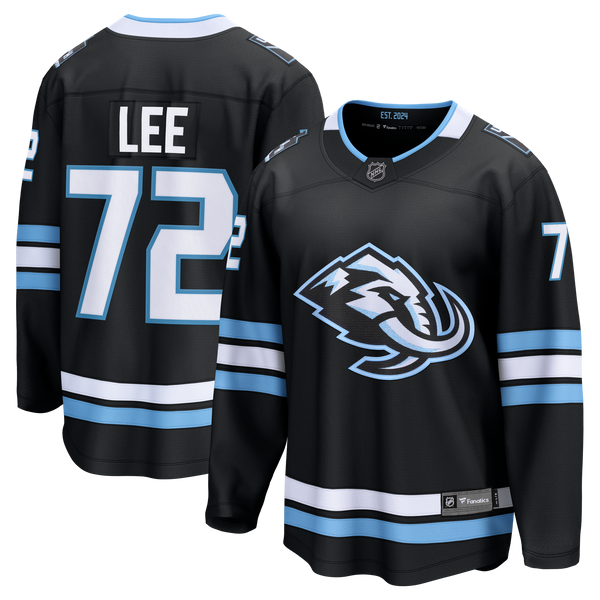 Utah Mammoth Anders Lee Fanatics Black Home Breakaway Jersey