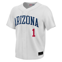Arizona Wildcats GameDay Greats Lightweight Collegiate Baseball Fashion Jersey - White