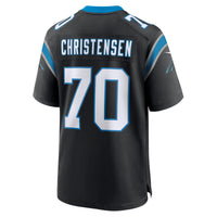 Carolina Panthers Brady Christensen Nike Black Team Game Jersey