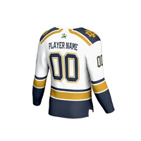 Notre Dame Fighting Irish GameDay Greats Lightweight Hockey NIL Pick-a-Player Fashion Jersey - White