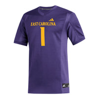 #1 ECU Pirates adidas Replica Football Jersey - Purple