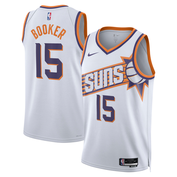 Phoenix Suns Nike Association Edition Swingman Jersey - White - Devin Booker