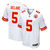 Kansas City Chiefs Mansoor Delane Nike White Game Jersey