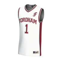 #1 Fordham Rams GameDay Greats Lightweight Collegiate Basketball Fashion Jersey - White