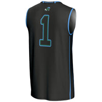 #1 Tulane Green Wave GameDay Greats Lightweight Basketball Jersey - Black