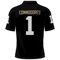 #1 Vanderbilt Commodores GameDay Greats Football Jersey - Black