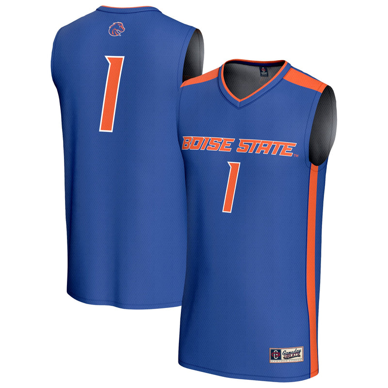Boise State Broncos GameDay Greats Collegiate Basketball Fashion Jersey - Royal