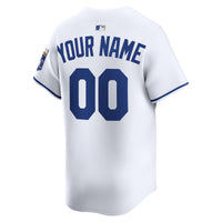 Kansas City Royals Nike White Home Limited Custom Jersey