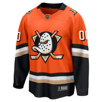 Anaheim Ducks Fanatics Orange Home Breakaway Custom Jersey