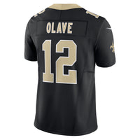 New Orleans Saints Chris Olave Nike Black Vapor F.U.S.E. Limited Jersey