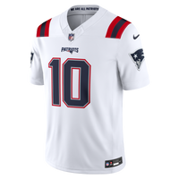 New England Patriots Drake Maye Nike White Vapor F.U.S.E. Stitched Limited Jersey