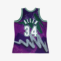 Milwaukee Bucks Mitchell & Ness Ray Allen 2000 Hyper Hoops Swingman Jersey - Purple