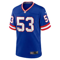 New York Giants Harry Carson Nike Royal Retired Player Alternate Game Jersey