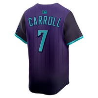 Arizona Diamondbacks Corbin Carroll Nike Purple 2025 City Connect Limited Player Jersey