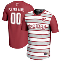 Temple Owls GameDay Greats Collegiate Soccer NIL Pick-A-Player Fashion Jersey - Cherry/White
