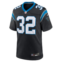 Carolina Panthers Trevin Wallace Nike Black Team Game Jersey