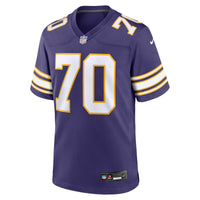 Minnesota Vikings Jim Marshall Nike Purple Retired Player Alternate Game Jersey