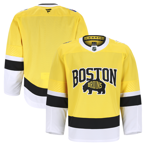 Boston Bruins Fanatics Gold 2026 NHL Stadium Series Authentic Pro Jersey