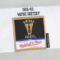 Los Angeles Kings Wayne Gretzky Mitchell & Ness Black Big & Tall 1992/93 Blue Line 2.0 Jersey