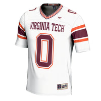 GameDay Greats #0 White Virginia Tech Hokies Football Jersey
