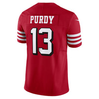 San Francisco 49ers Brock Purdy Nike Scarlet Vapor F.U.S.E. Limited Jersey