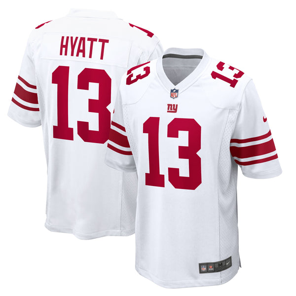 New York Giants Jalin Hyatt Nike White Game Jersey
