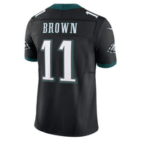 Philadelphia Eagles A.J. Brown Nike Black Alternate Vapor F.U.S.E. Limited Jersey