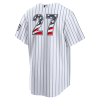 Fourth of July New York Yankees Giancarlo Stanton Nike White USA 250 Stadium Jersey